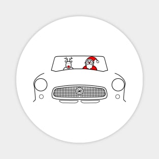 Nash Metropolitan classic car Christmas special edition Magnet